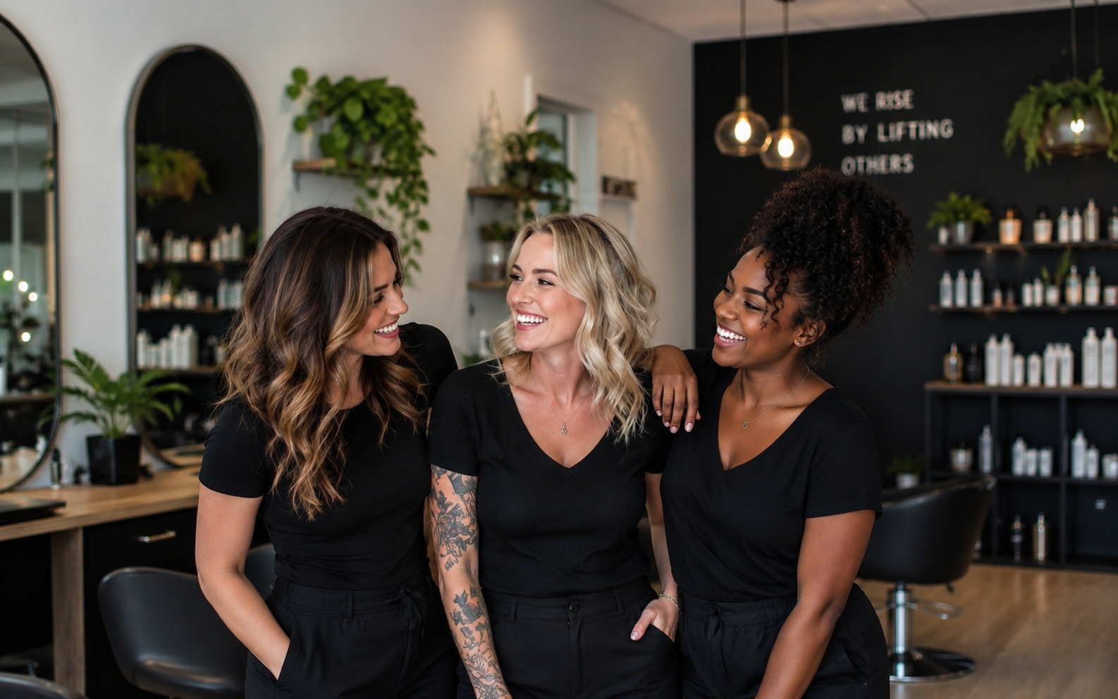Beauty professionals team